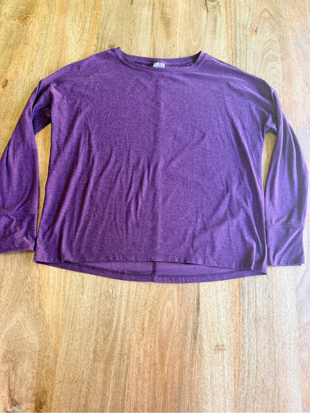 CALIA by Carrie Underwood Plum Long-Sleeve Crew Tee